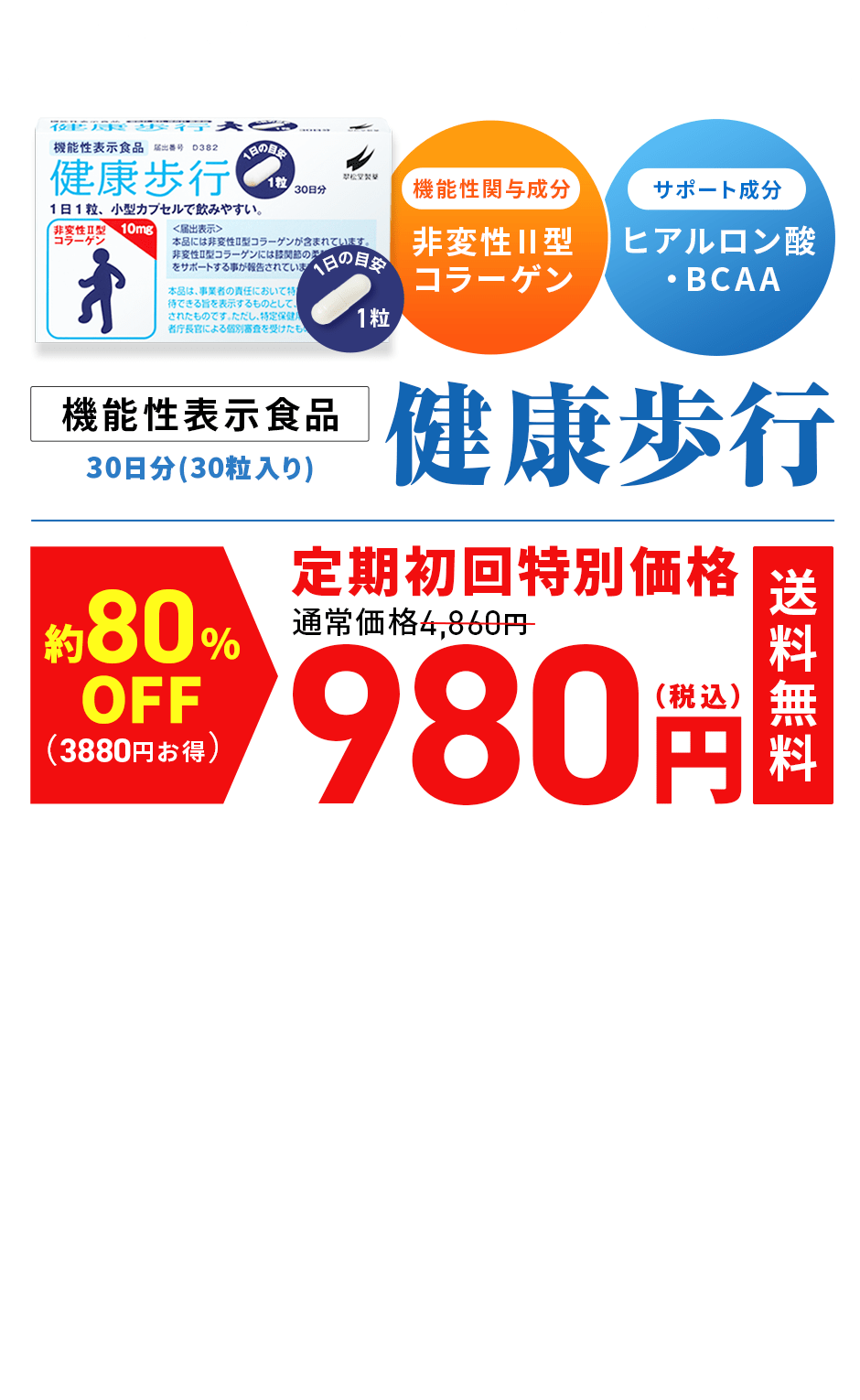 初めての方限定！ 約80%OFF