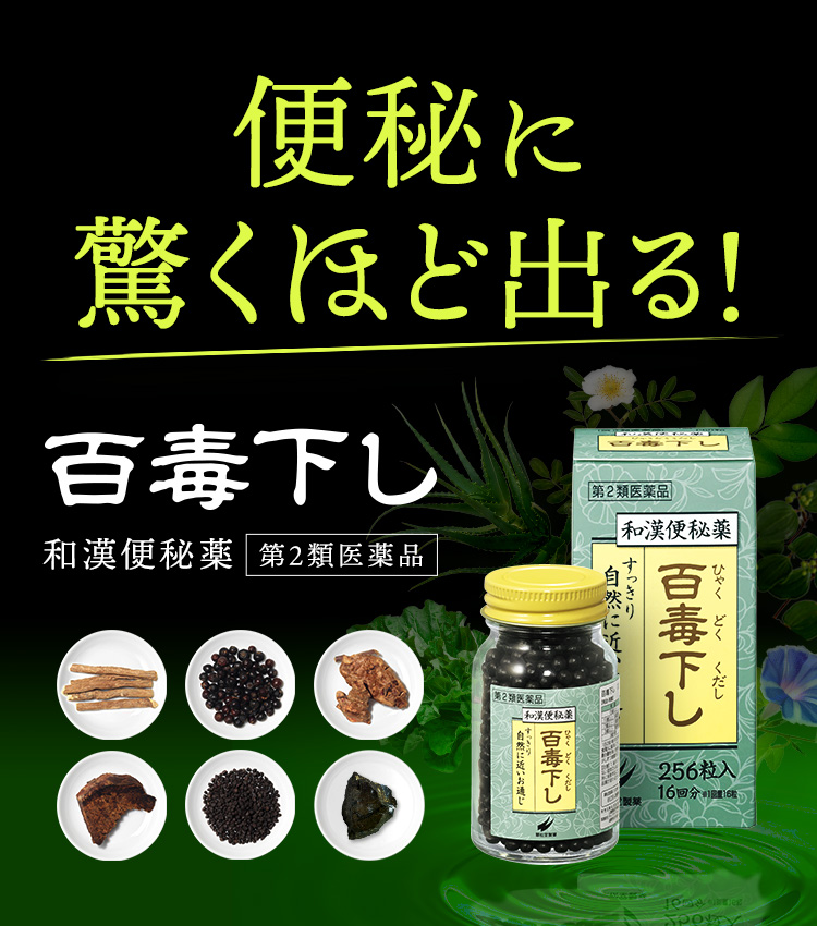 便秘に驚くほど出る！百毒下し